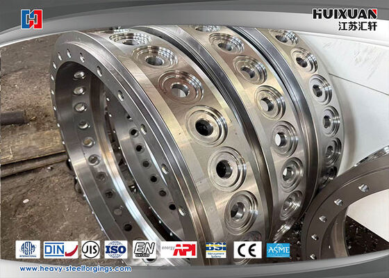 Anello di cuscinetto motore forgiatura trattamento termico acciaio legato