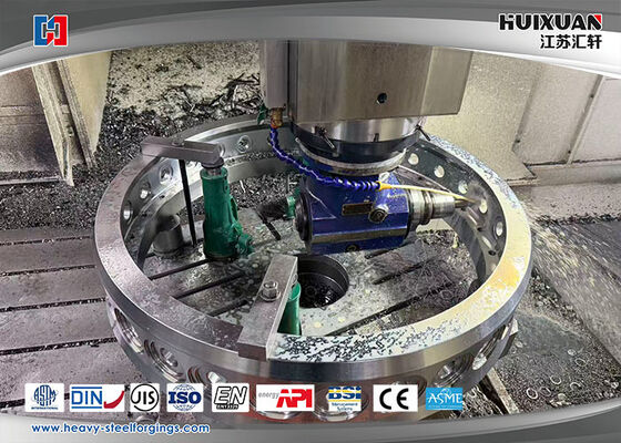 Anello di cuscinetto motore forgiatura trattamento termico acciaio legato