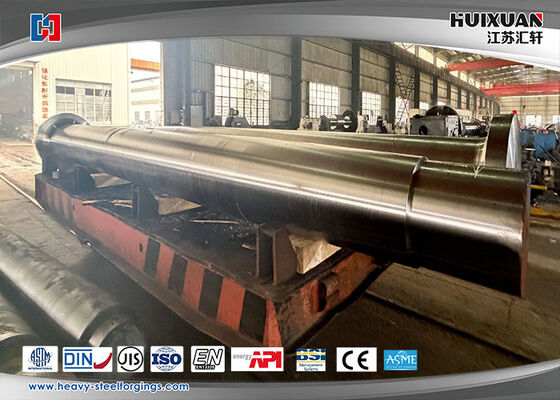 Forgi di albero marino in acciaio pesante ASME, albero per navi, albero di poppa, perno del timone